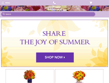 Tablet Screenshot of icflowers.ca